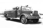 Autocar Harwick Fire Engine 1954 года